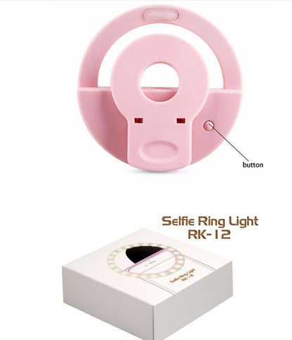 Mobile phone fill light USB charging model rk12 mobile phone self-timer beauty fill light - EraEase