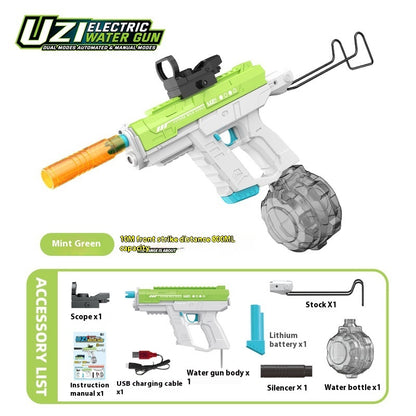 UZI Electric Continuous Hair Water Absorption Linkage Large Capacity Water Gun - EraEase