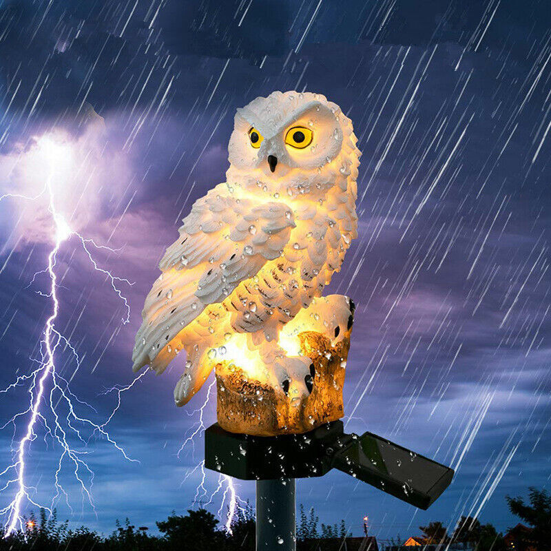 Solar Power LED Owl Parrot Lawn Light Outdoor Waterproof Garden Landscape Lamp - EraEase